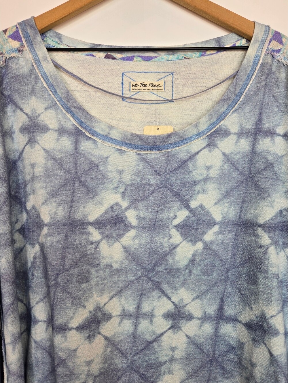 Free People We The Free Feeling Radical Tee Oversized Relaxed Tie Dye XL NWT - Picture 3 of 11